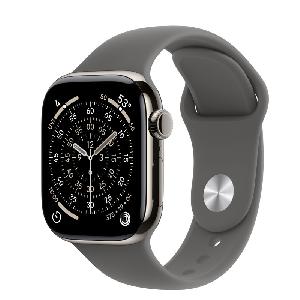Apple Watch 11(GPS + Cellular)42mm Natural Titanium Space Gray Sport Band M/L product image