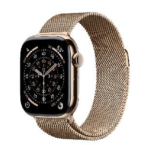 Apple Watch 11(GPS + Cellular)42mm Gold Titanium Milanese product image