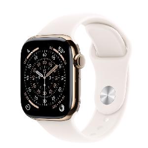 Apple Watch 11(GPS + Cellular)42mm Gold Titanium Light Blush Sport Band S/M product image