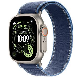 Apple Watch Ultra 3 49mm Natural Blue / Bright Blue Trail Loop ML product image