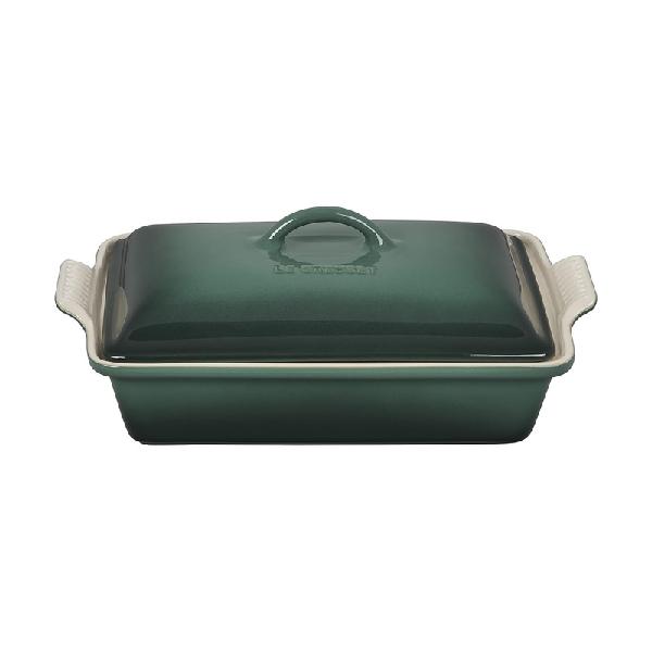 4 QT Heritage Rectangular Covered Casserole- Artichaut product image
