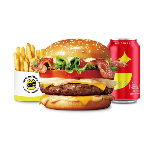 Triple Bacon Burger Set product image