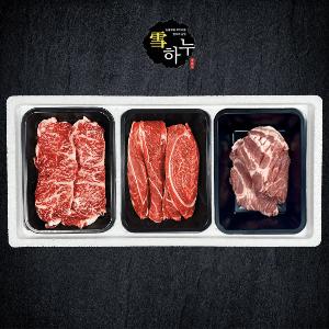 Premium Aged 1++ Hanwoo & Handon Pork Neck Cuts Assortment Set item image