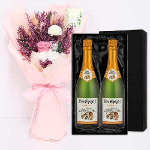 Sommelier No.10 Large Rose & Sparkling Wine 2P product image