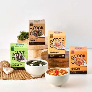CupCook Everyday 4 Soup Variety Set (Seaweed, Pollack, Kimchi, Soybean Paste) product image