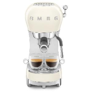 50's Style Retro Manual Espresso Machine- Cream product image