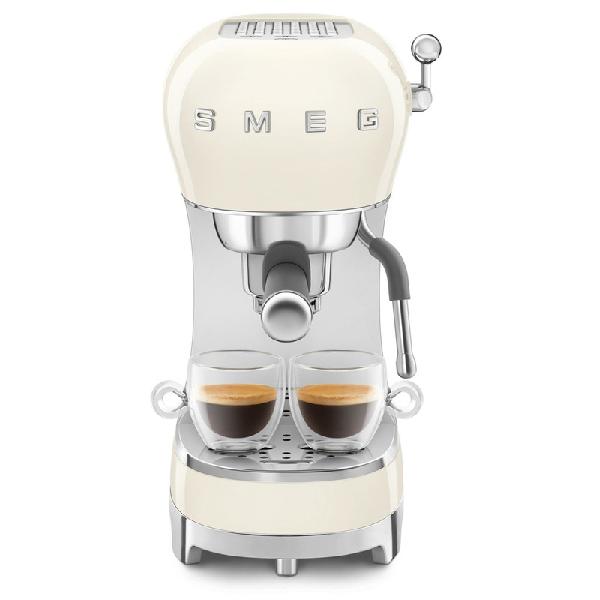 50's Style Retro Manual Espresso Machine- Cream product image