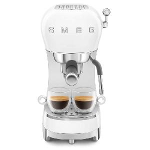 50's Style Retro Manual Espresso Machine- White product image