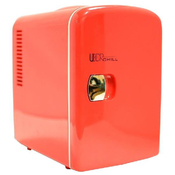 Uber Appliance Uber Chill 6 Can Mini Fridge- Ubertone Red product image