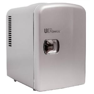 Uber Appliance Uber Chill 6 Can Mini Fridge- Gun Metal Silver product image