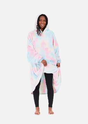 The Comfy Dream Wearable Blanket- Cotton Candy Tie Dye product image