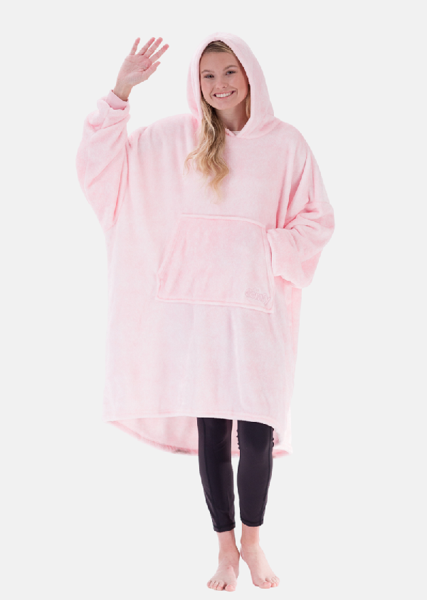 The Comfy Dream Wearable Blanket- Heather Pink product image