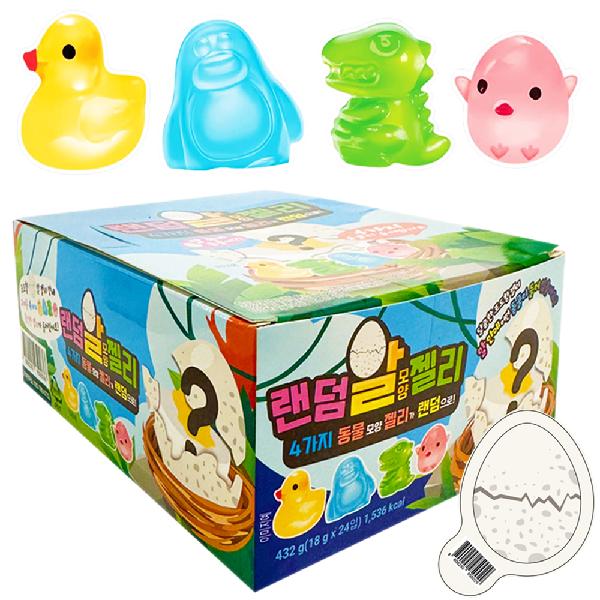 Random Animal Egg Jelly 432g (18g x 24 pcs) product image