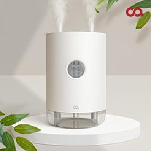 Dual Fog Mini Wireless Portable USB Ultrasonic Humidifier with Mood Light H0205 product image