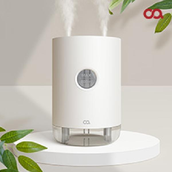 Dual Fog Mini Wireless Portable USB Ultrasonic Humidifier with Mood Light H0205 product image