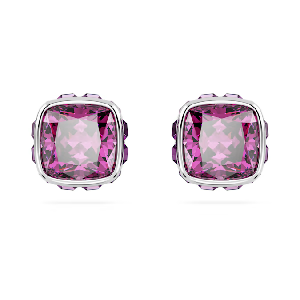 Birthstone Stud Earrings - February Purple product image