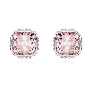 Birthstone Stud Earrings - June Pink product image