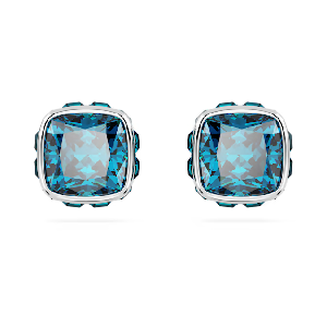 Birthstone Stud Earrings - December Blue product image