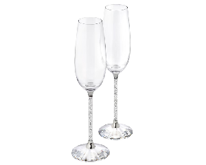 Crystalline Toasting Flutes, Set of 2 product image