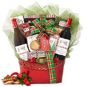 Holly and Holiday Kisses Gift Basket product image