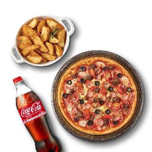 Combination Chicago Pizza + K-Wedge Potatoes + Cola 1.25L product image