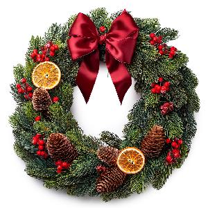 Crimson Citrus Wreath item image