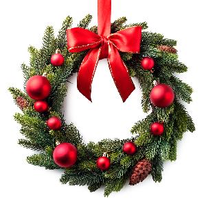 Crimson Evergreen Wreath item image