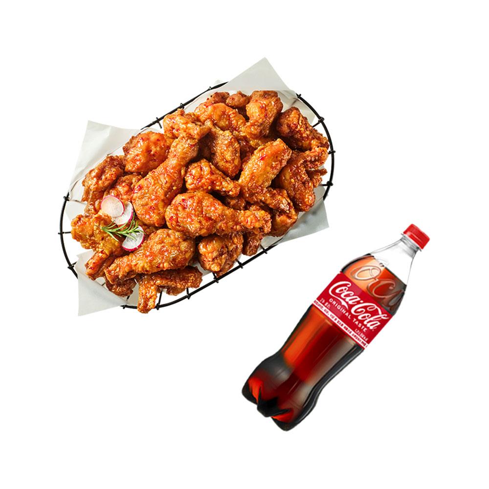 韓国BHCチキンスウィートチリキング コンボ＋コーラ1.25L | ソーダギフト