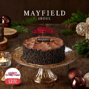 Black Rose Cake + Christmas Topper Included item image