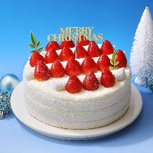 Christmas Milky Fresh Cream Cake No.2 (with Deco Pick) item image