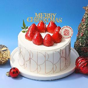 Christmas Milky Splash Fresh Cream Cake No.1 (with Deco Pick) item image