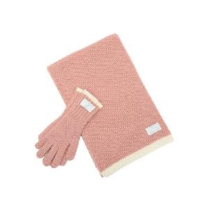 Color-Trim Scarf & Gloves Set PK (JEACEC5BF581PK260) product image