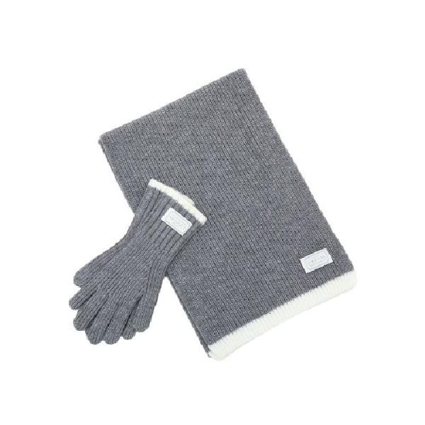 Color-Trim Scarf & Gloves Set GR (JEACEC5BF581GR260) product image