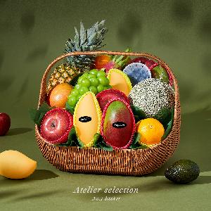 Atelier Selection lux Basket No.1 Mixed Fruit Gift Set (Total 10.8kg or More) product image