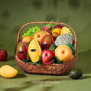 Atelier Selection lux Basket No.3 Mixed Fruit Gift Set (Total 8.5kg or More) product image