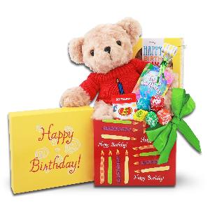 Happy Birthday Celebrations Bear Gift Box product image
