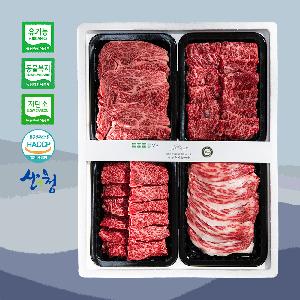 "Healthy and Delicious" Premium Organic Hanwoo 4-Compartment Luxury Set A 2kg product image