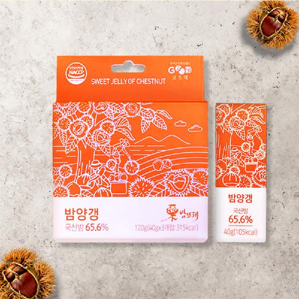 Bamttrae Chestnut Yanggeng 40g X 3 pcs * 3 Sets product image