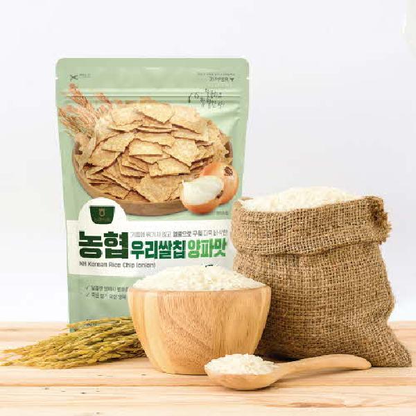 Nonghyup Korean Rice Chips (Onion Flavor) 60g * 4 pcs product image