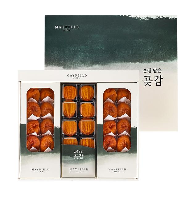 Sangju Dried Persimmon Mixed Set No.1 1.9kg / 30 pcs (Dried 10 pcs, Semi-dried 20 pcs) (Insulated Bag) product image
