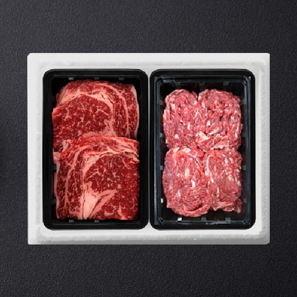 Hanwoo Grade 1 Value Plan No.3 2p(1kg) (Sirloin, Bulgogi Slices) product image