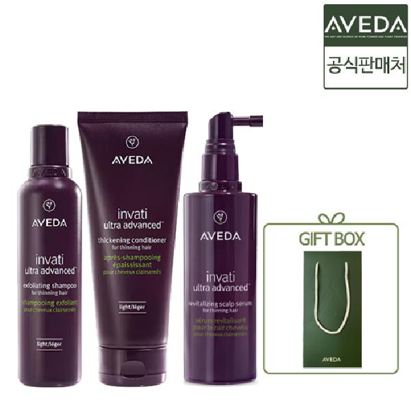 Invati Scalp Care 3-Piece Set (Shampoo 200ml + Conditioner 200ml + Hair Serum 150ml) product image