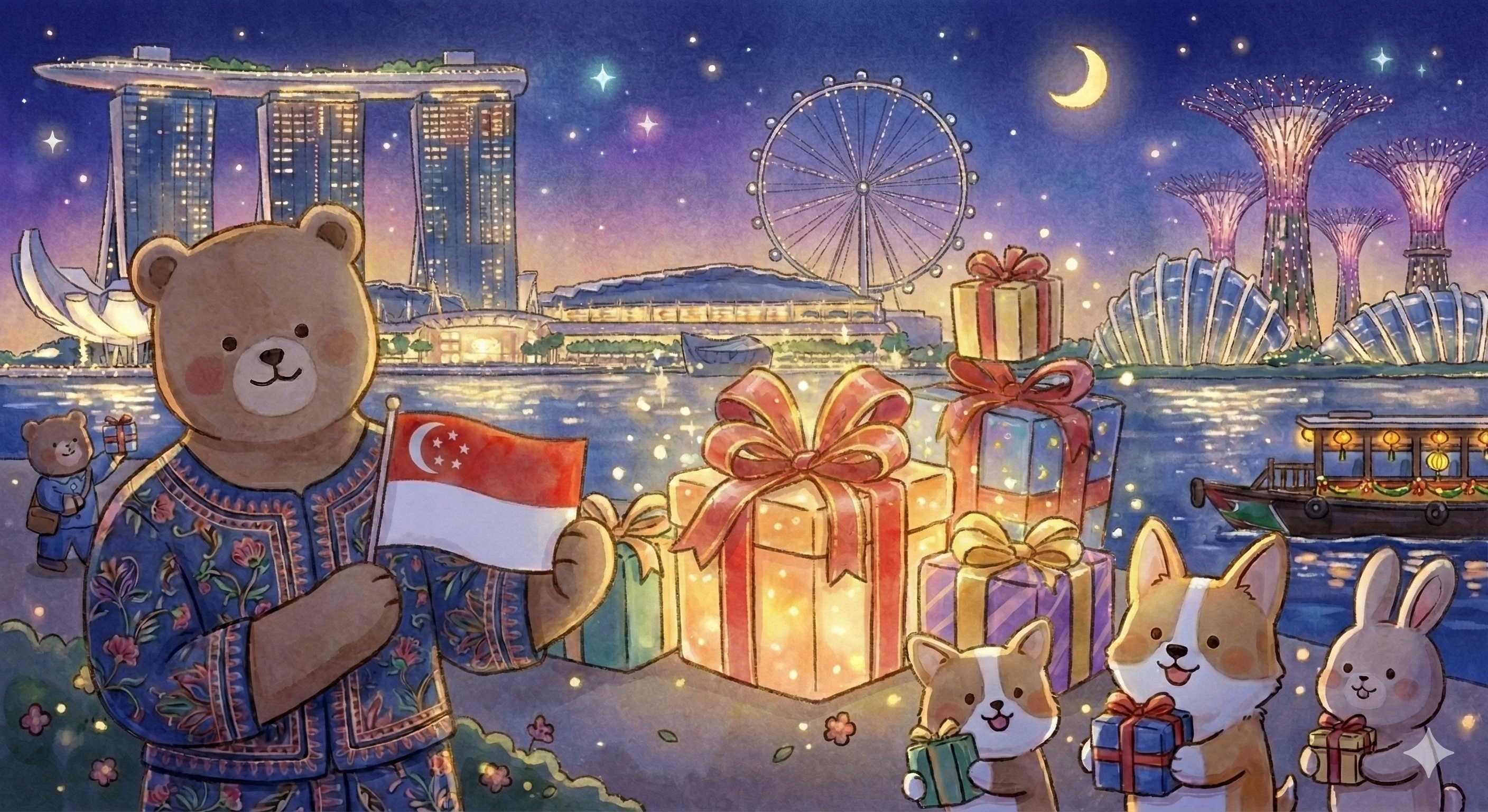 Like Singapore’s nightscape image