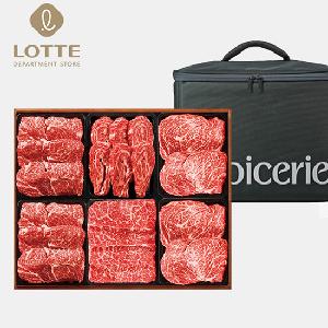 LEPICERIE Hoengseong Korean Beef 1++ Grade Premium Sirloin Set (Sirloin 1.0kg + Chuck Tail Sirloin 1.0kg + Chuck Flap Tail 0.5kg, Ribeye Cap 0.5kg) 3.0kg / Chilled product image