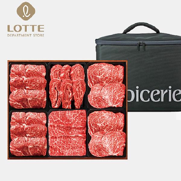 LEPICERIE Hoengseong Korean Beef 1++ Grade Premium Sirloin Set (Sirloin 1.0kg + Chuck Tail Sirloin 1.0kg + Chuck Flap Tail 0.5kg, Ribeye Cap 0.5kg) 3.0kg / Chilled product image