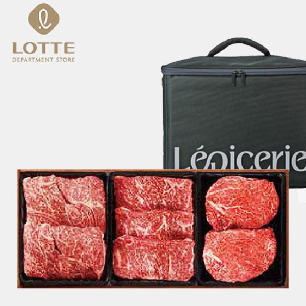 LEPICERIE Hoengseong Korean Beef 1++ Grade Selected Grill Set No.1 (Sirloin 0.4kg + Striploin 0.4kg + Tenderloin 0.4kg) 1.2kg / Chilled product image