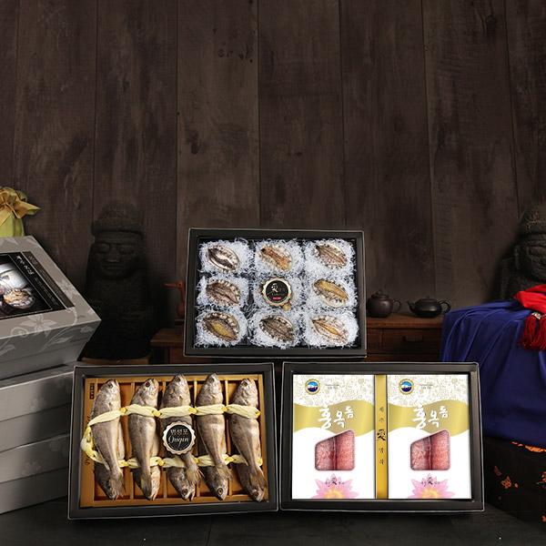 VVIP Premium Seafood Triple Set No.2 (Yellow Croaker, Tilefish, Live Abalone) item image