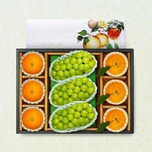 Premium Shine Muscat, Hallabong & Red Hyang Mixed Gift Set [9 pcs] product image