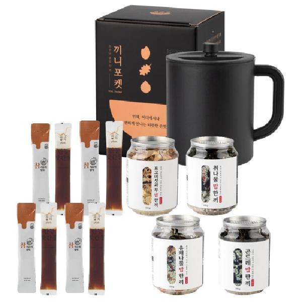 Kiani Pocket Single-Serving Chwinamul Sotbap + Refill Namul Seasoning (3 Types) Set product image