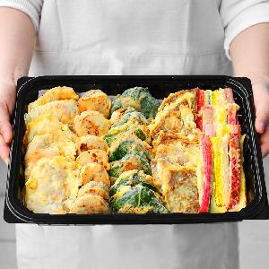 Handcrafted Assorted Korean Pan-Fried Delicacies, 5 Types, 1kg (Beef Yukjeon, Five-Color Skewers, Pollock Jeon, Meat Patties, Perilla Leaf Jeon) product image
